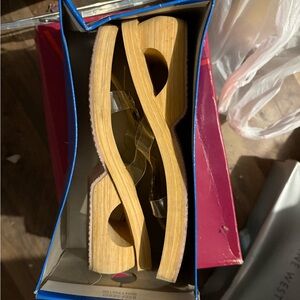 Stylish Women's Sandals with Clear Straps